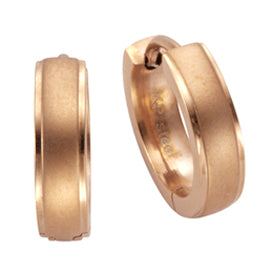 Creolen Edelstahl rotvergoldet 1,5cm