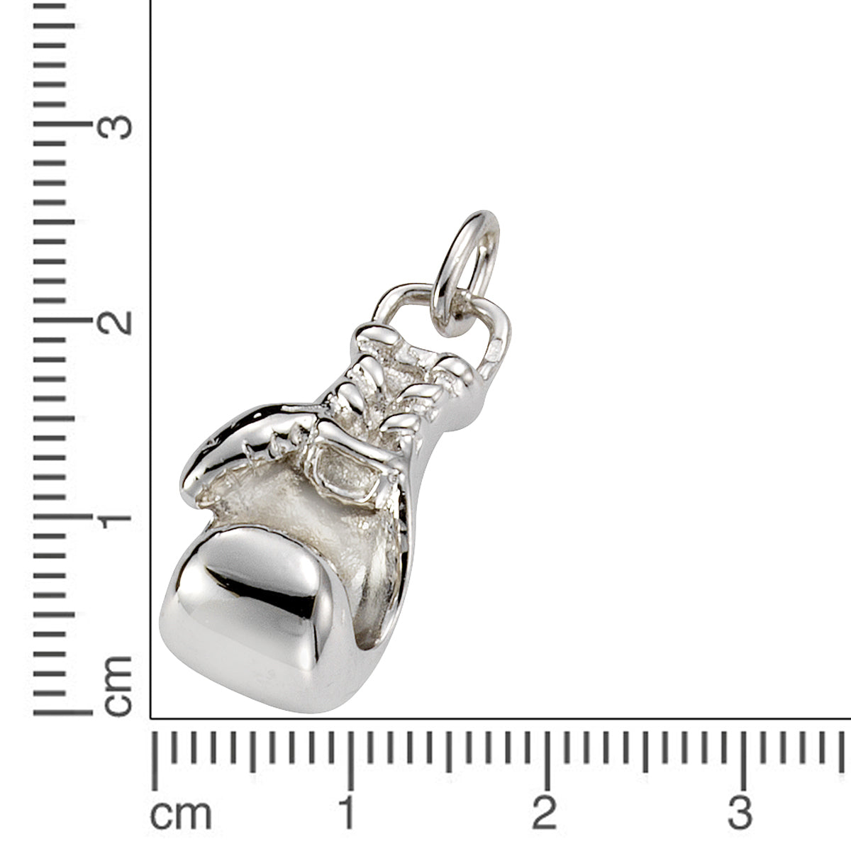 Anhänger 925/- Sterling Silber rhodiniert 2,2cm