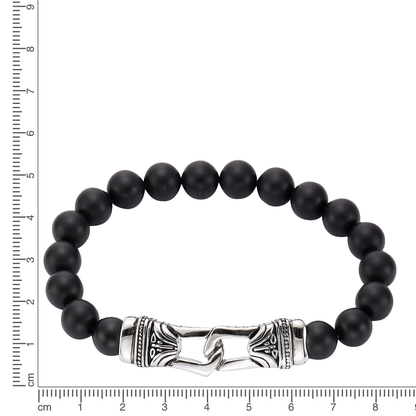 Armband Steinkette Edelstahl 22cm Achat