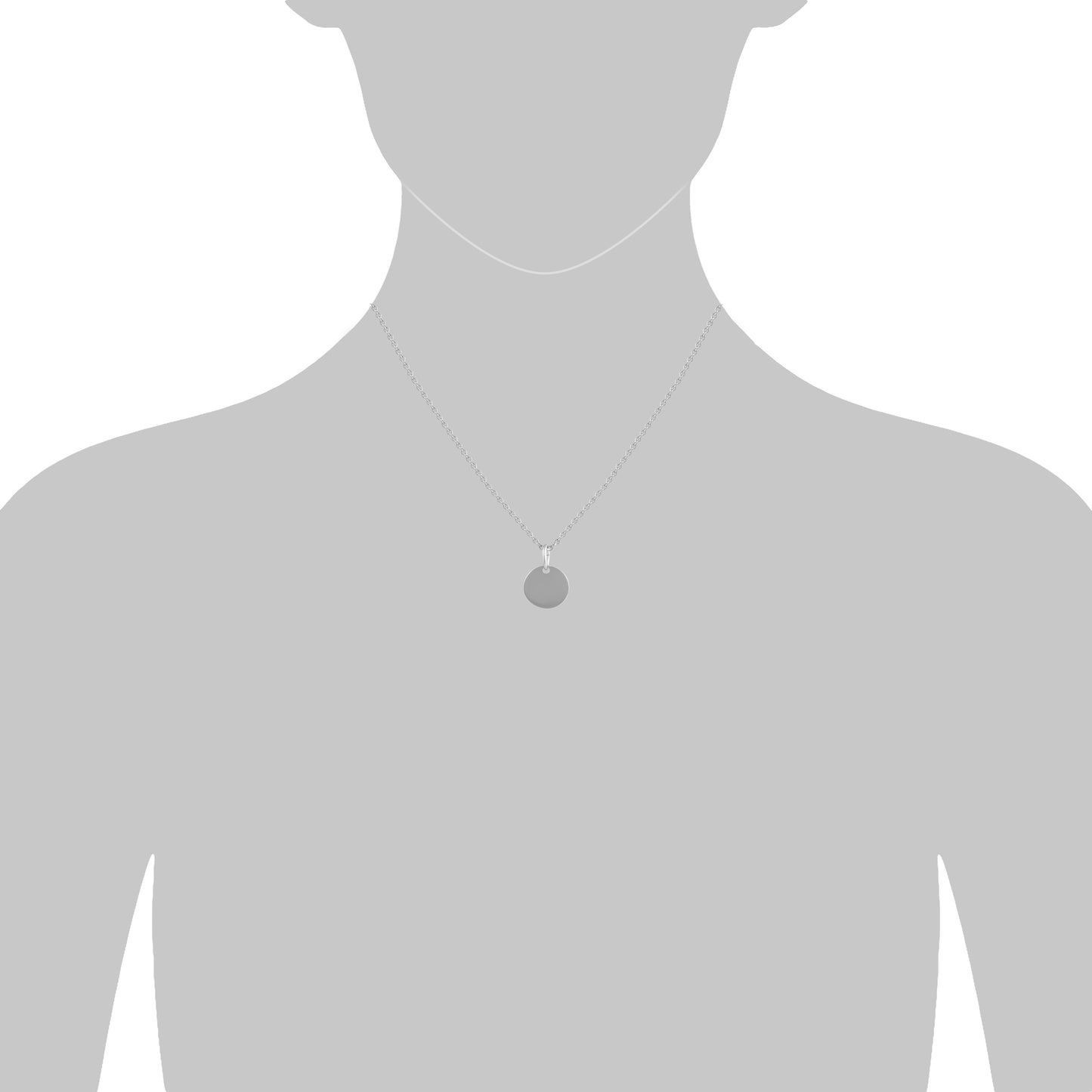 Anhänger mit Kette 925/- Sterling Silber rhodiniert 45,0cm