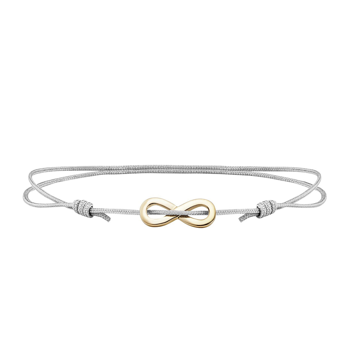 cai love Armband Paracord 925/- Sterling Silber vergoldet 19cm