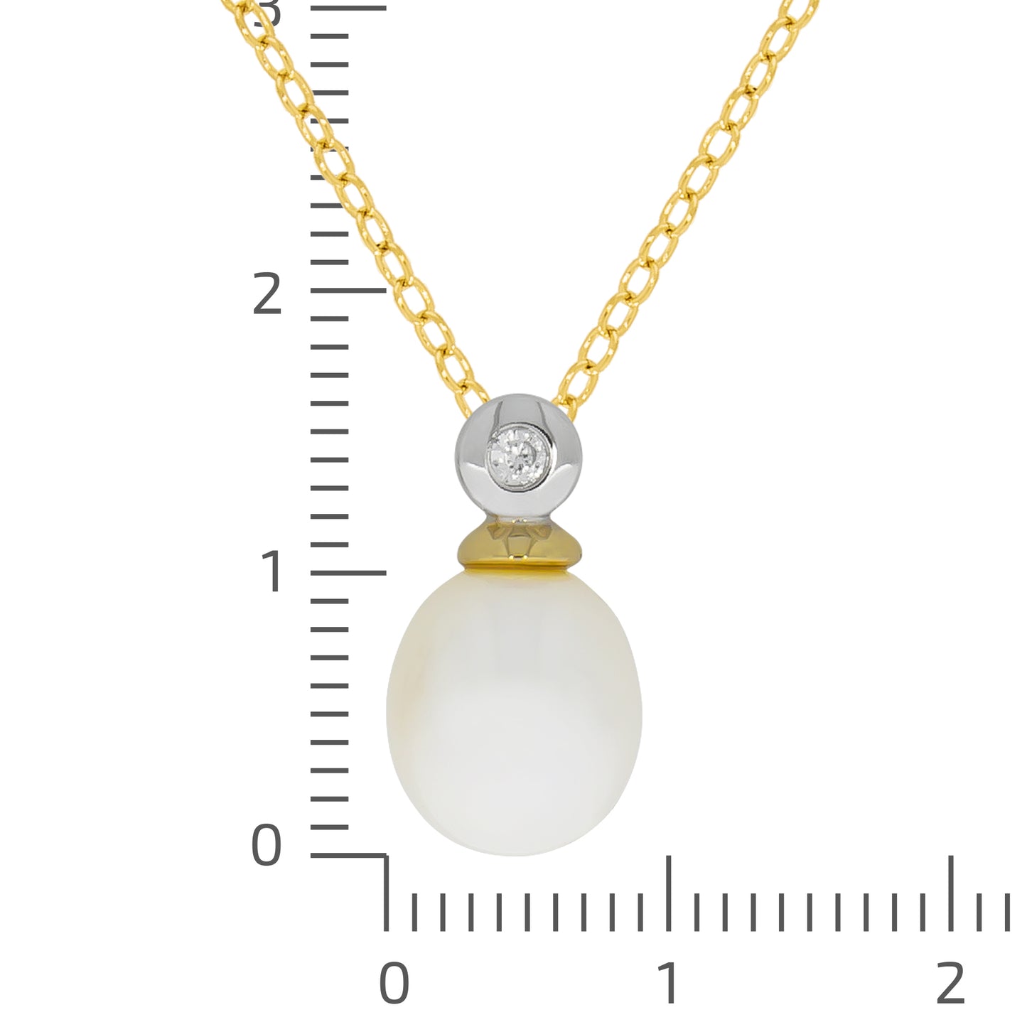 Halskette Ankerkette 925/- Sterling Silber vergoldet (teil) 45cm Perle