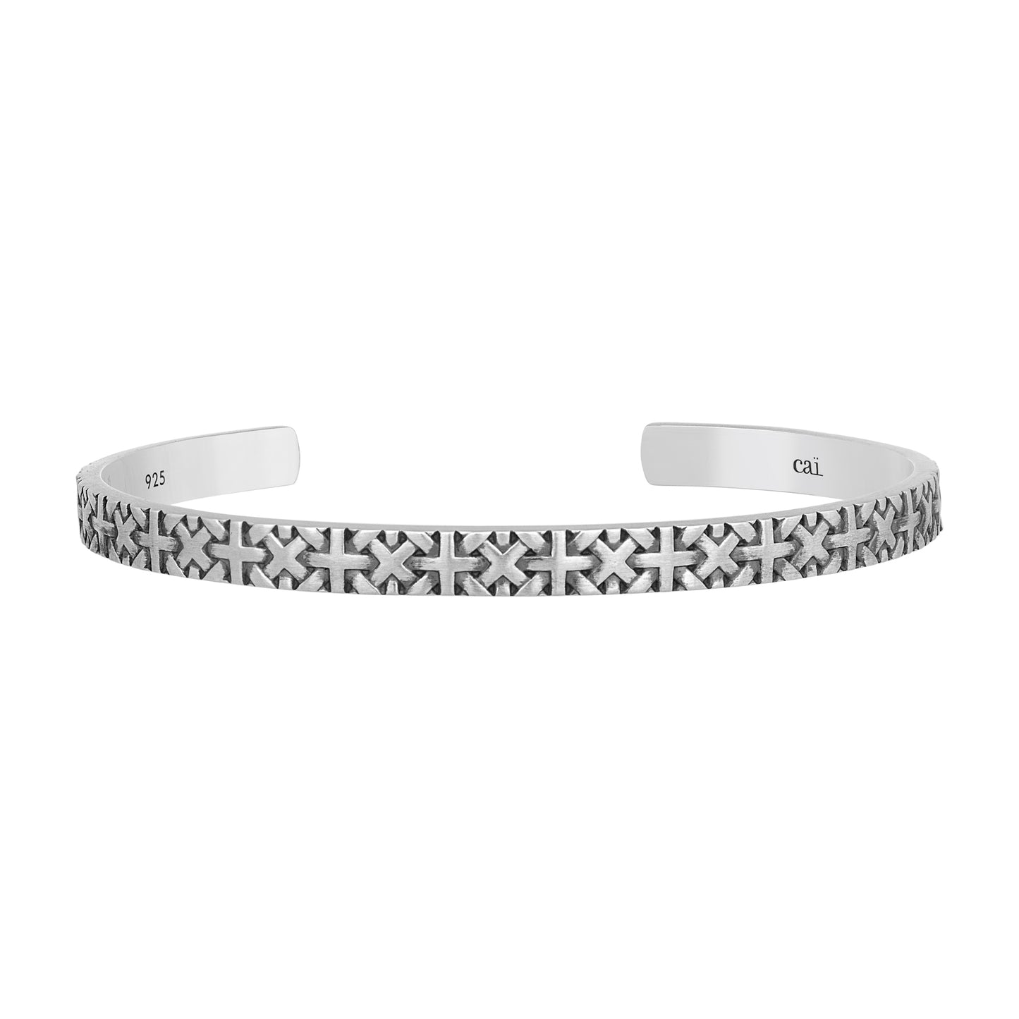 cai Armreif keine / nicht relevant 925/- Sterling Silber oxidiert 6,5cm