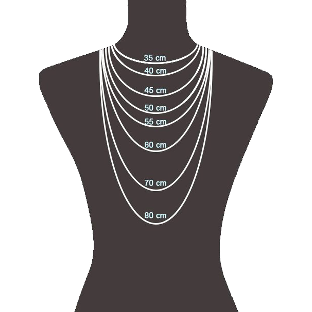 cai Anhänger mit Kette Ankerkette 925/- Sterling Silber vergoldet 60cm ohne