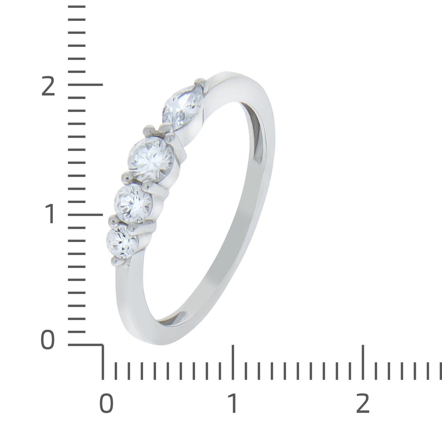 Ring 925/- Sterling Silber + Edelstahl Zirkonia