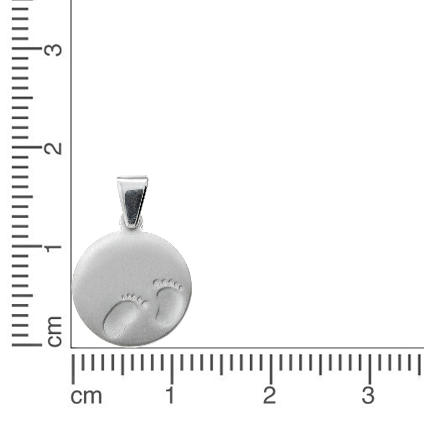 Anhänger 925/- Sterling Silber rhodiniert 1,7cm
