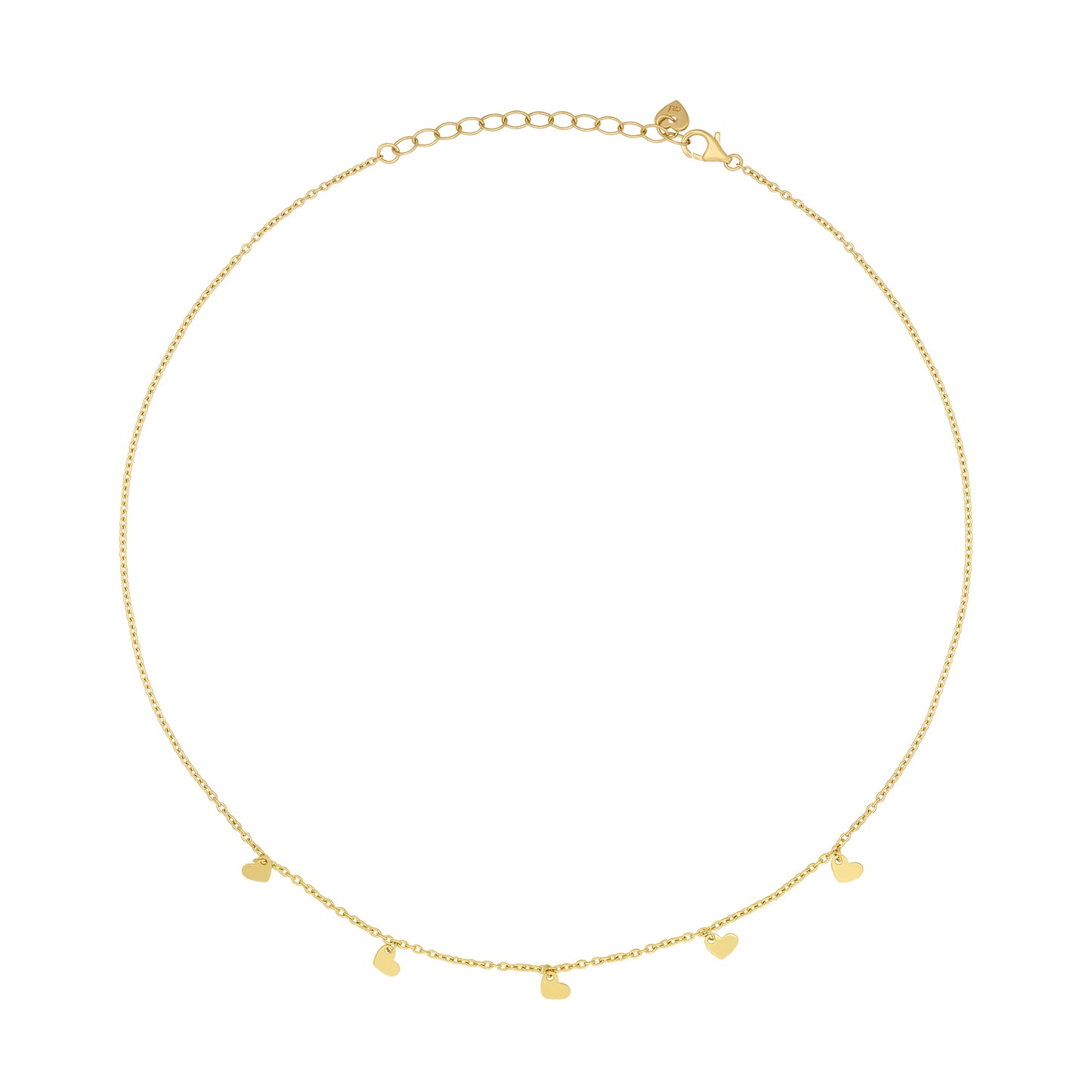 cai Collier Ankerkette 925/- Sterling Silber vergoldet 43,0cm