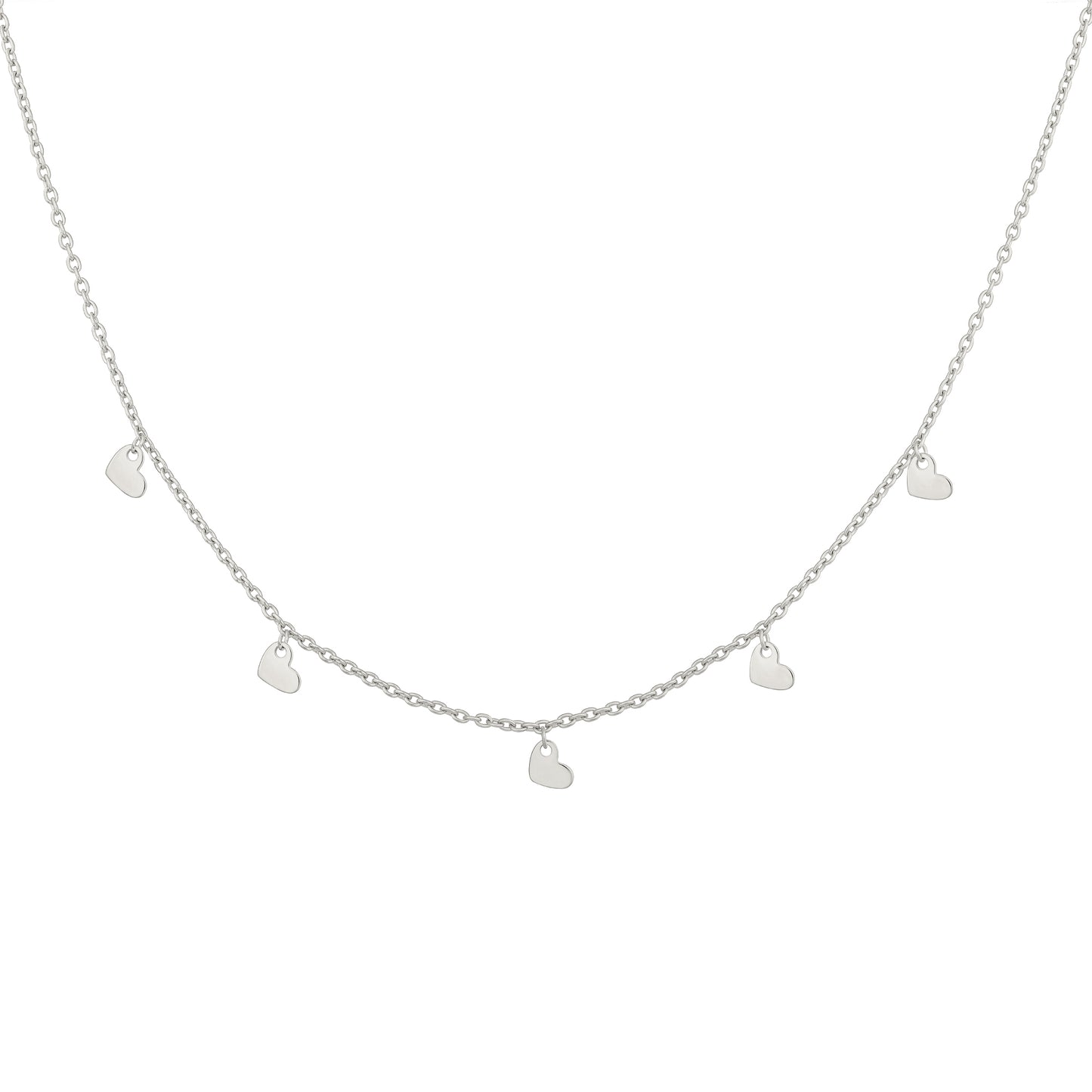 cai Collier Ankerkette 925/- Sterling Silber rhodiniert 43,0cm
