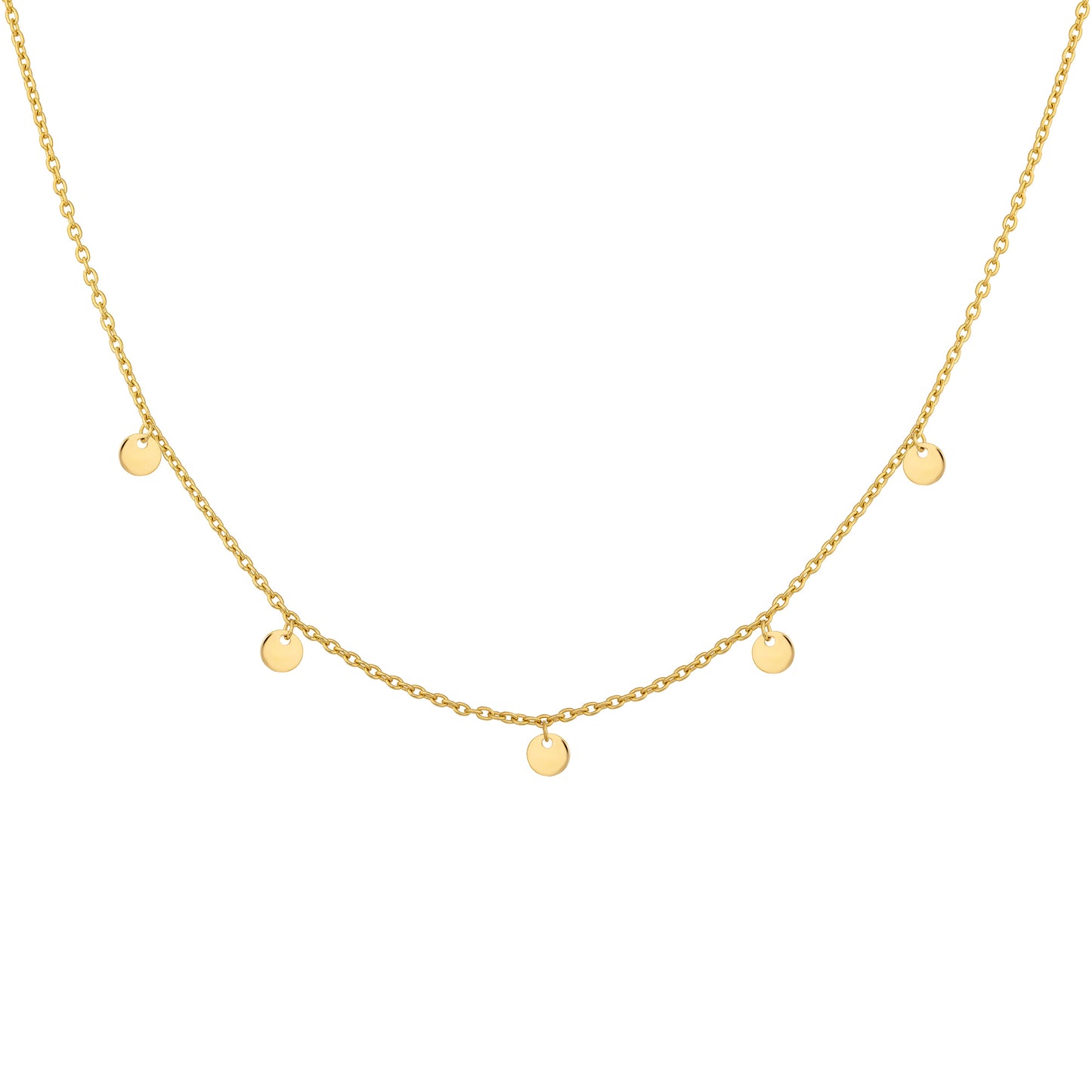 cai Collier Ankerkette 925/- Sterling Silber vergoldet 43,0cm