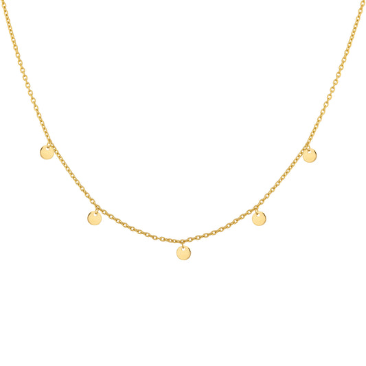 cai Collier Ankerkette 925/- Sterling Silber vergoldet 43,0cm