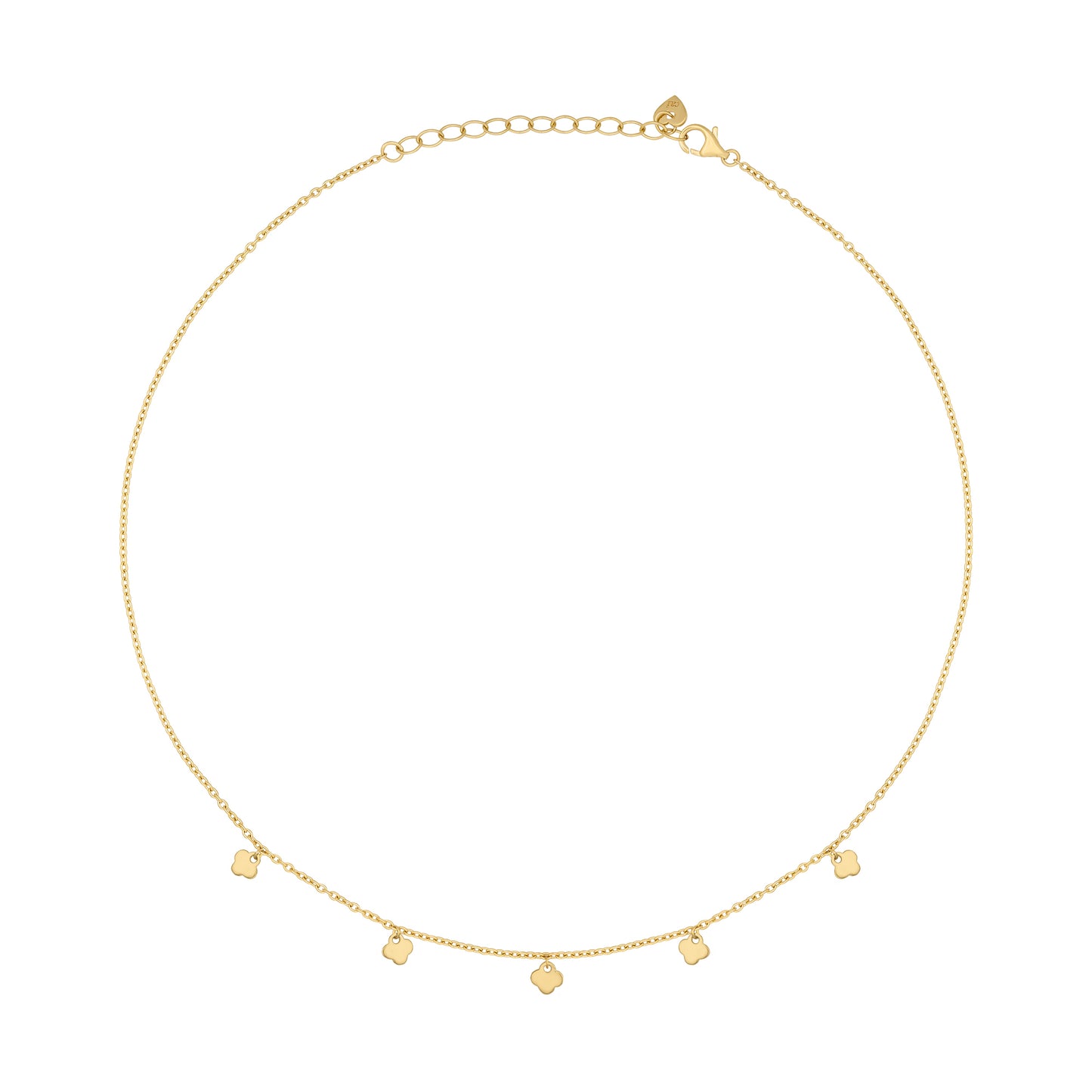 cai Collier Ankerkette 925/- Sterling Silber vergoldet 43,0cm