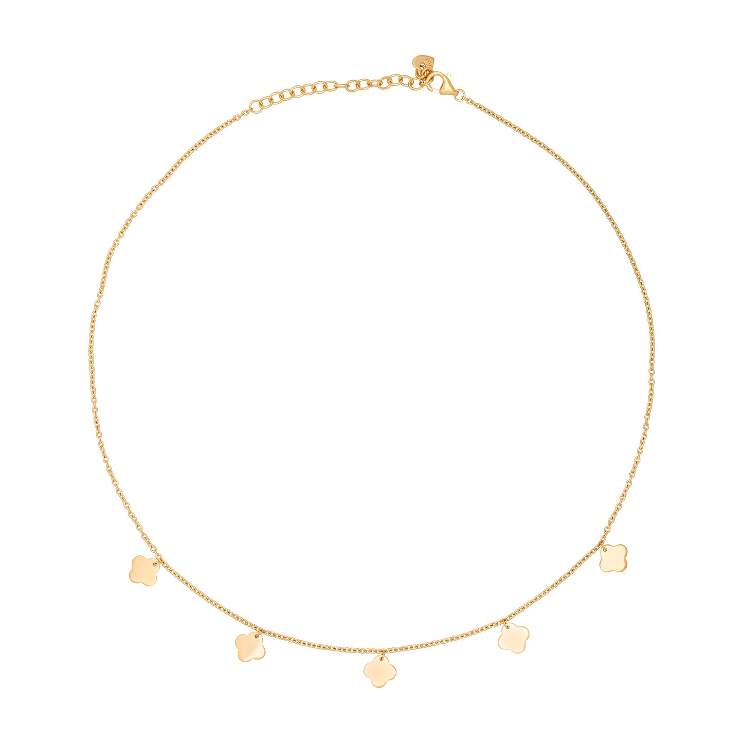 cai Collier Ankerkette 925/- Sterling Silber vergoldet 44,0cm