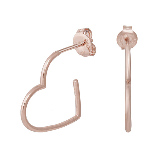 cai Creole 925/- Sterling Silber rotvergoldet 2,5cm ohne