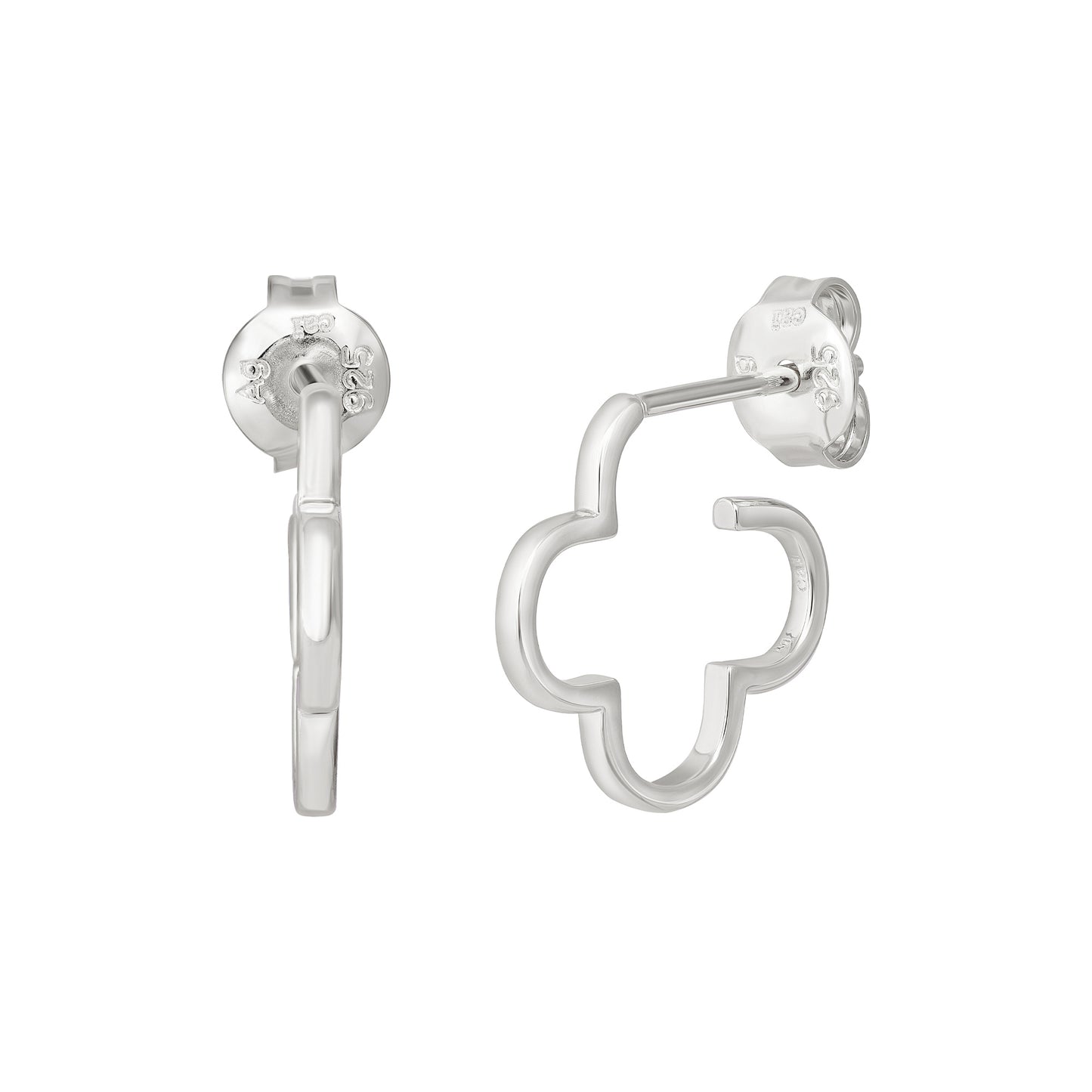 cai Creole 925/- Sterling Silber rhodiniert 1,5cm ohne