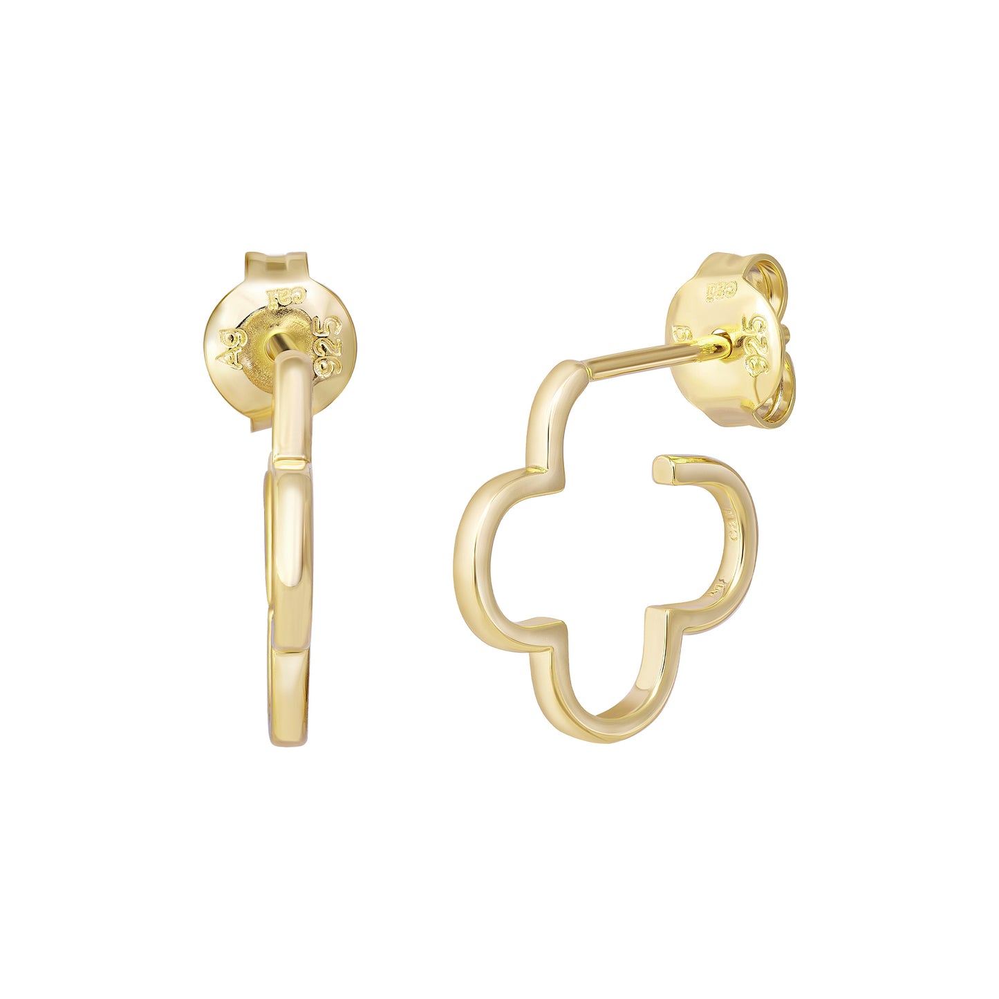 cai Creole 925/- Sterling Silber vergoldet 1,5cm ohne