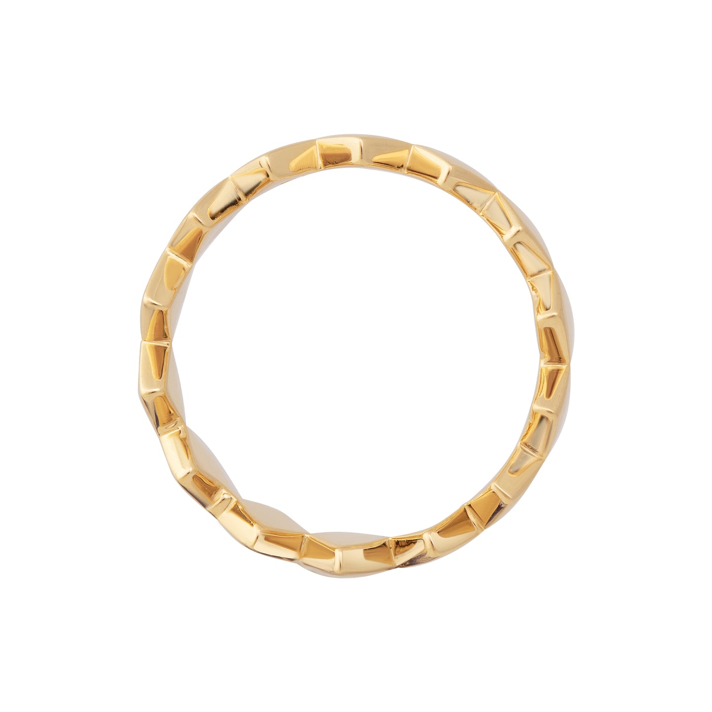 cai Ring 925/- Sterling Silber vergoldet ohne Stein