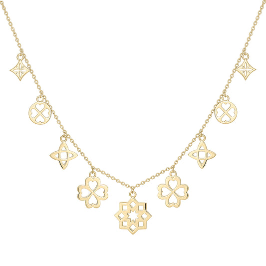 cai Collier Ankerkette 925/- Sterling Silber vergoldet 43,0cm