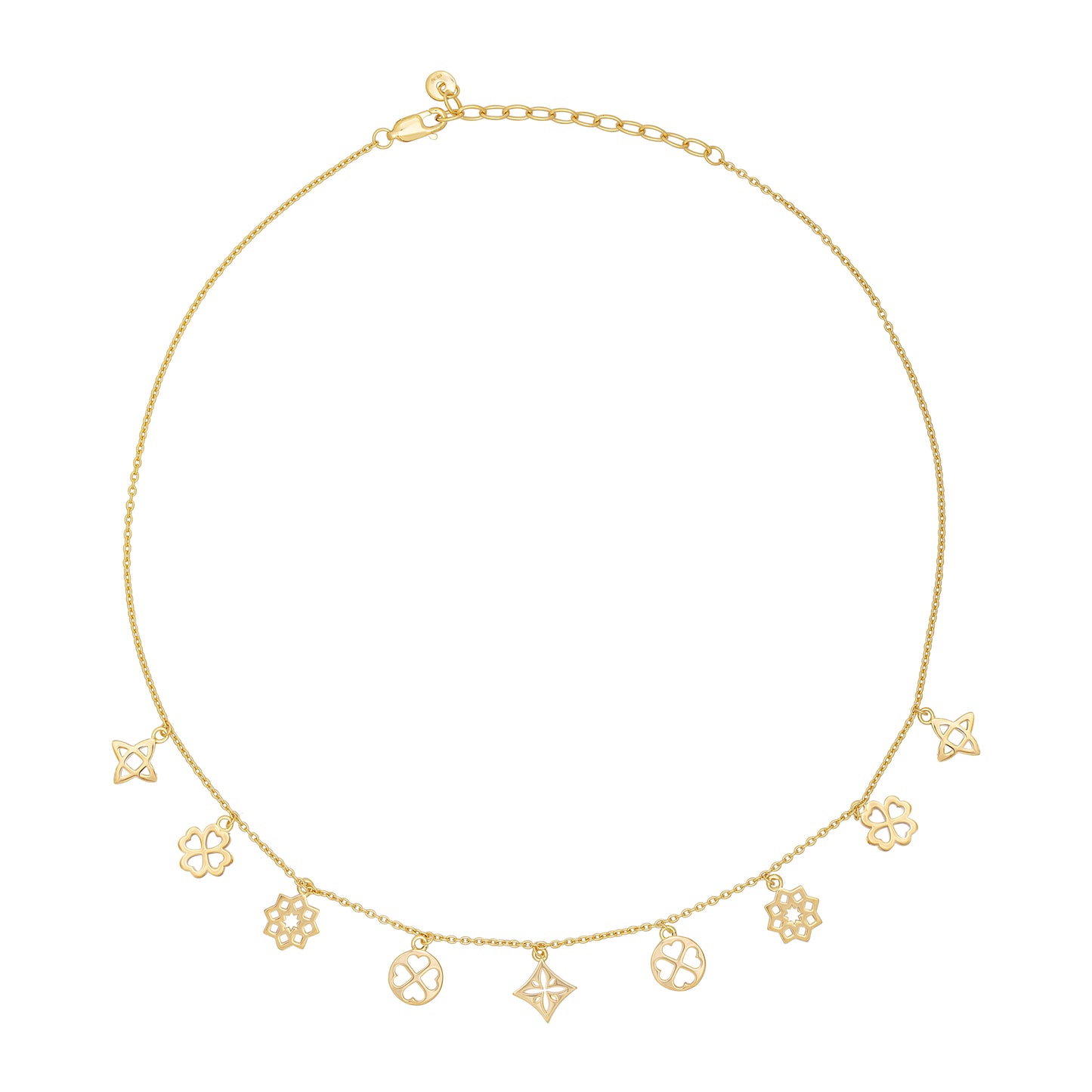 cai Collier Ankerkette 925/- Sterling Silber vergoldet 43,0cm
