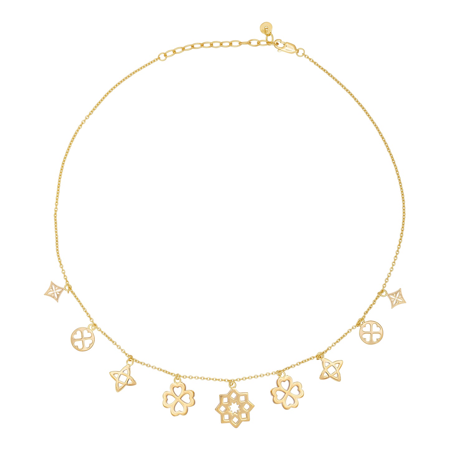 cai Collier Ankerkette 925/- Sterling Silber vergoldet 43,0cm