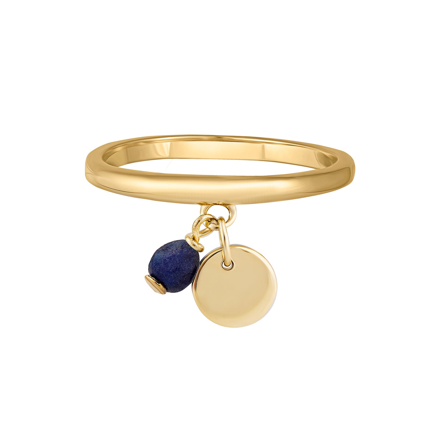 cai Ring 925/- Sterling Silber vergoldet Lapislazuli