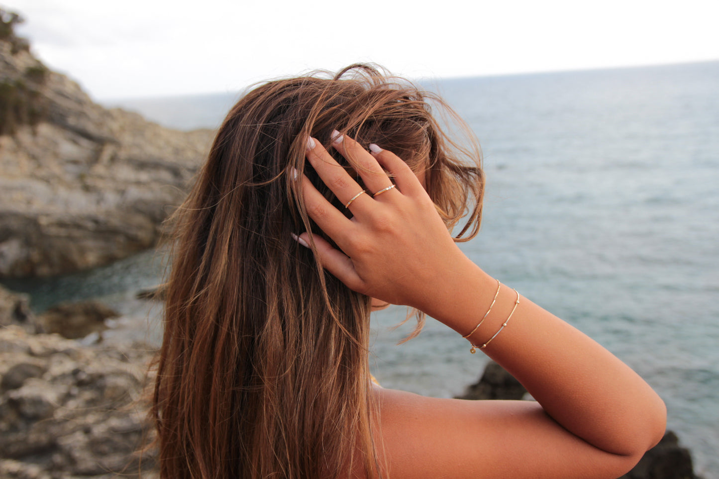 cai Ring 925/- Sterling Silber vergoldet Zirkonia