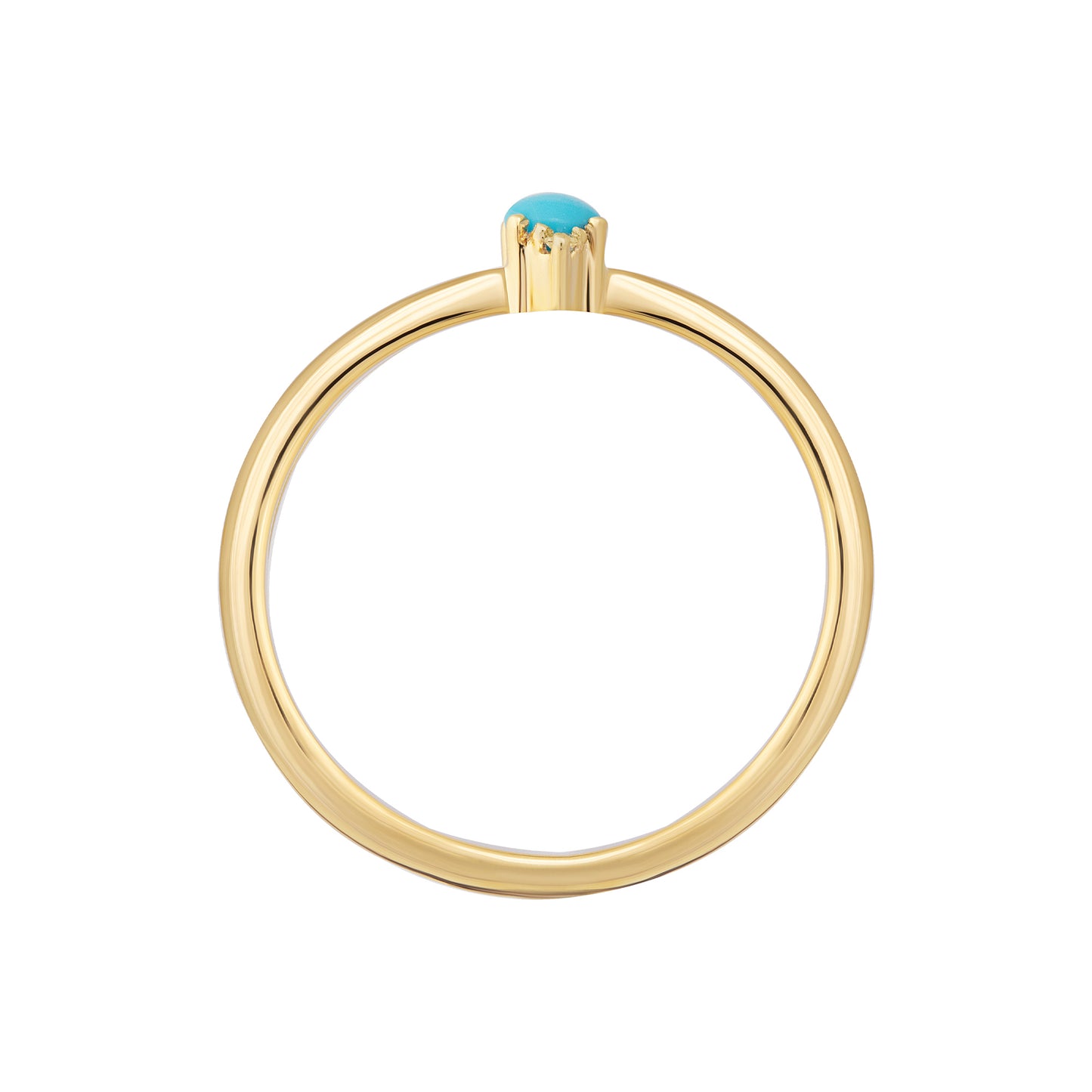 cai Ring 925/- Sterling Silber vergoldet Türkis