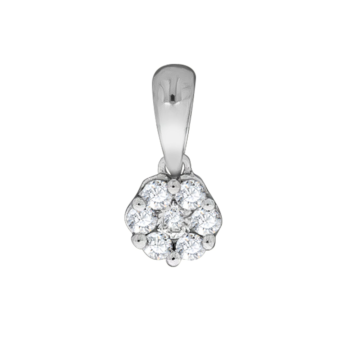 Anhänger 375/- Gold 1,5cm Brillant 0,10ct.