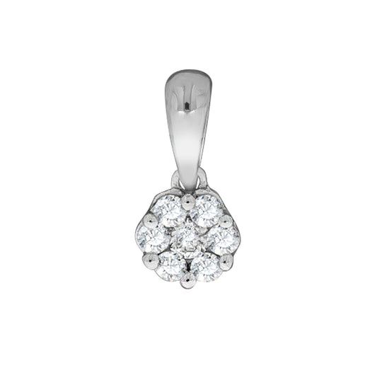 Anhänger 375/- Gold 1,5cm Brillant 0,10ct.