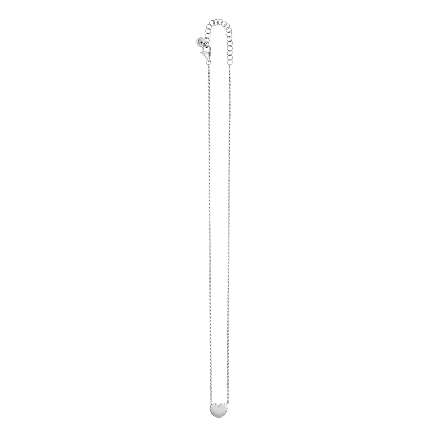 cai Collier Flachpanzerkette 925/- Sterling Silber rhodiniert 44,0cm ohne Stein