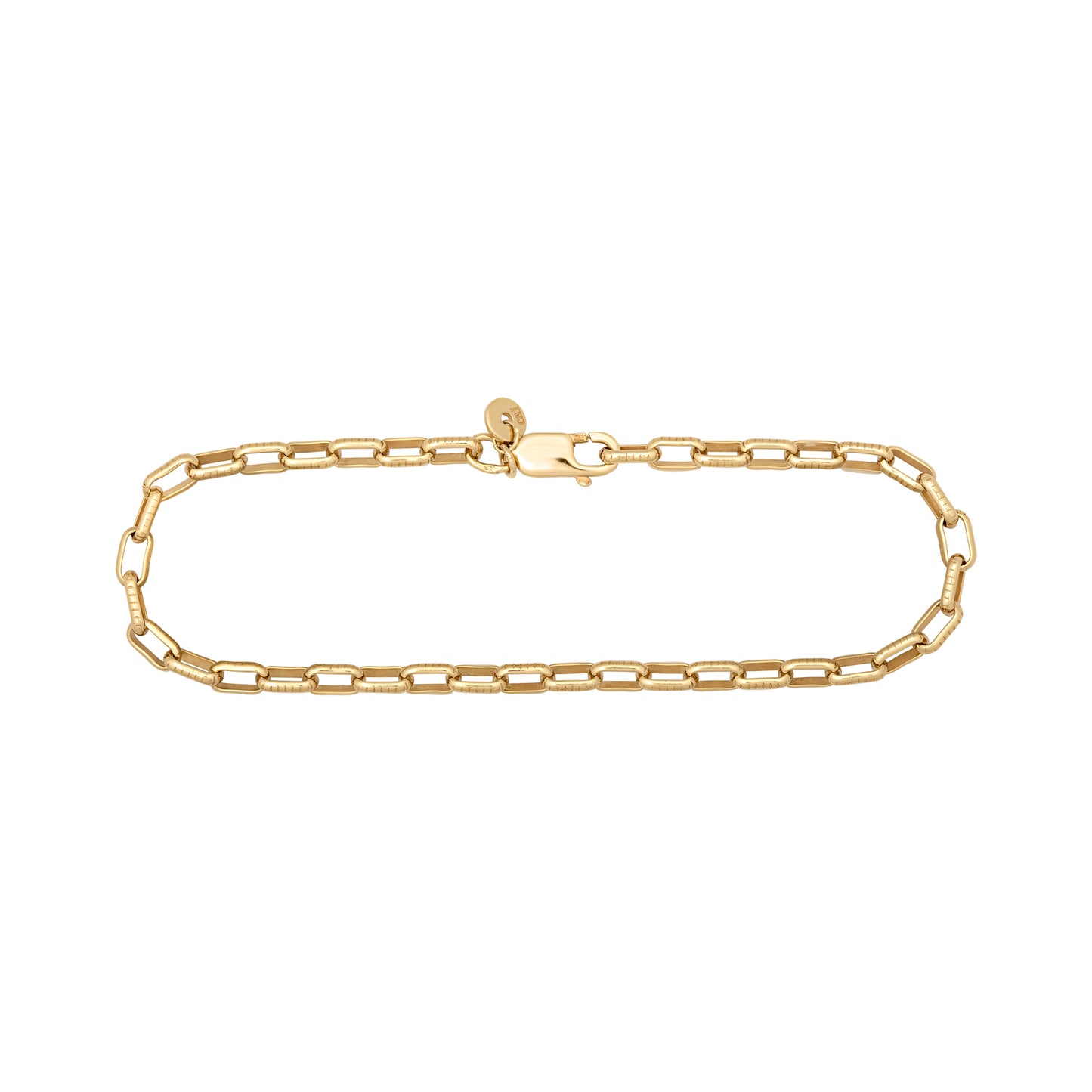 cai Armband Ankerkette 925/- Sterling Silber vergoldet 19cm