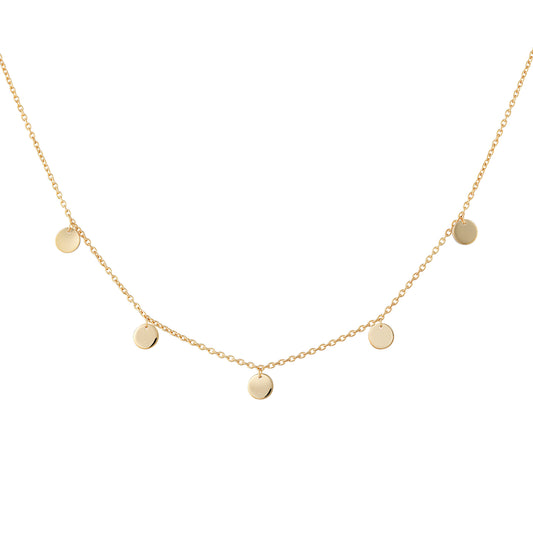 cai Halskette Panzerkette 925/- Sterling Silber vergoldet 44,0cm