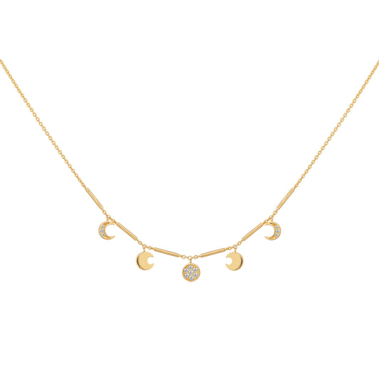 cai Halskette Ankerkette 925/- Sterling Silber vergoldet 42,0cm