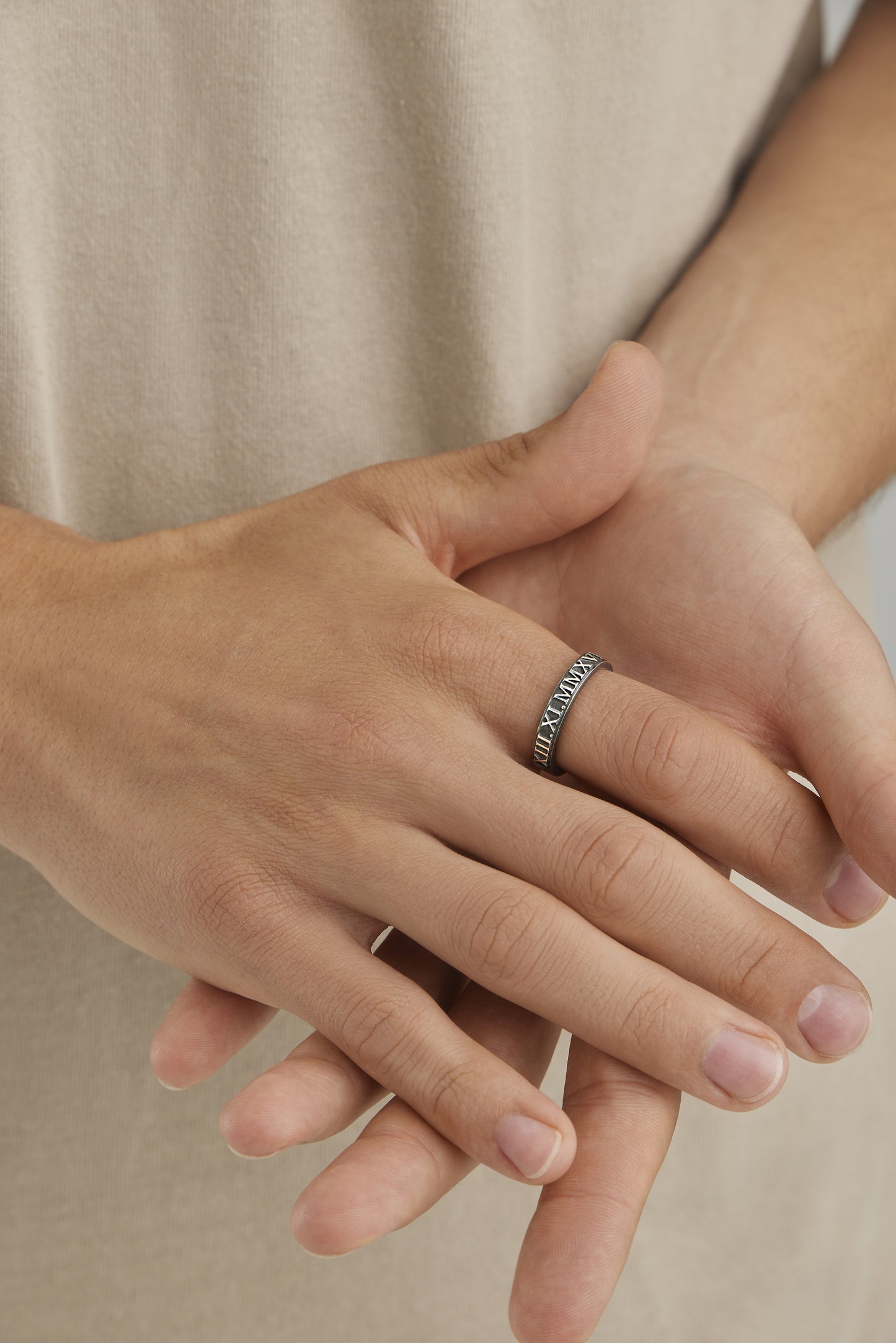 cai Ring 925/- Sterling Silber oxidiert ohne