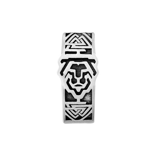 cai Single Creole 925/- Sterling Silber oxidiert 1,4cm