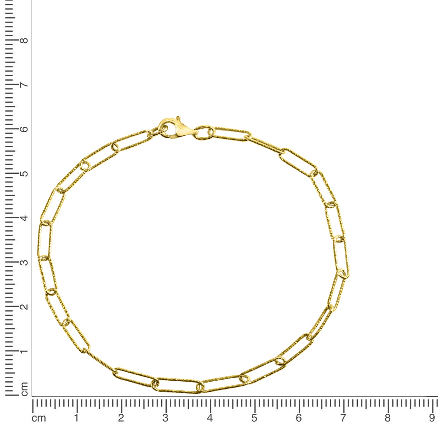 Armband Gliederarmband 925/- Sterling Silber vergoldet 21cm