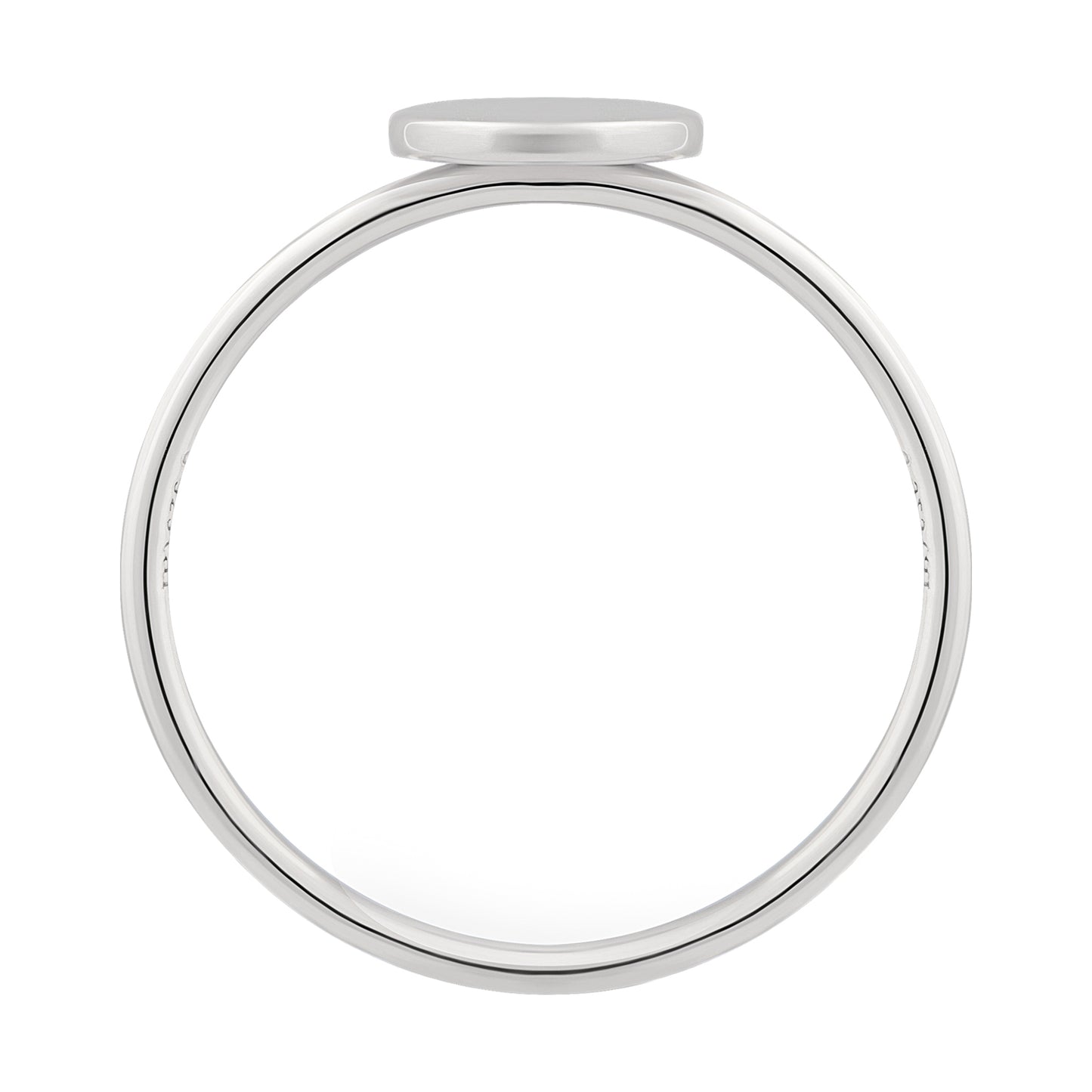 cai Ring 925/- Sterling Silber rhodiniert ohne Stein