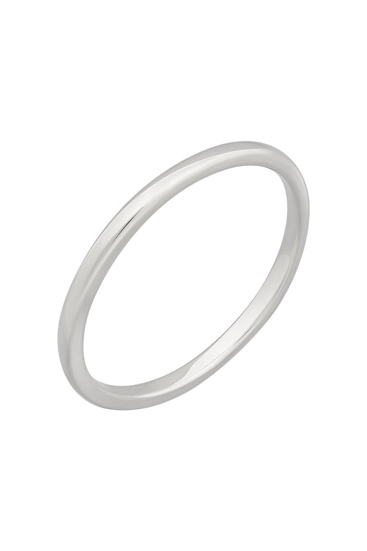 cai Ring 925/- Sterling Silber rhodiniert ohne Stein