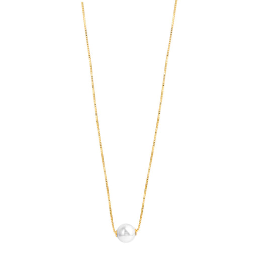 Collier 375/- Gold 42cm Süßwasserzuchtperle