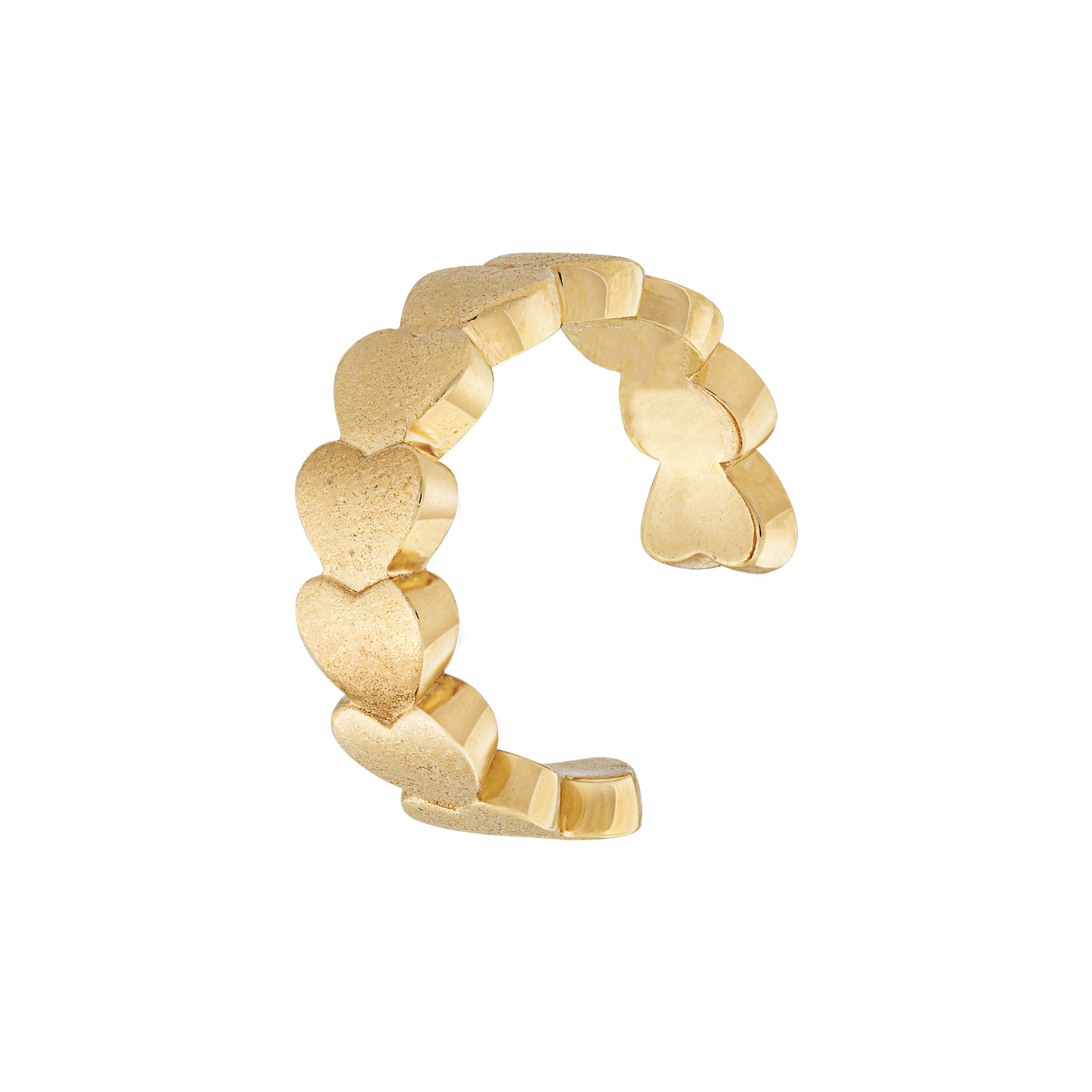 cai Ear Cuff 925/- Sterling Silber vergoldet 1,4cm ohne Stein