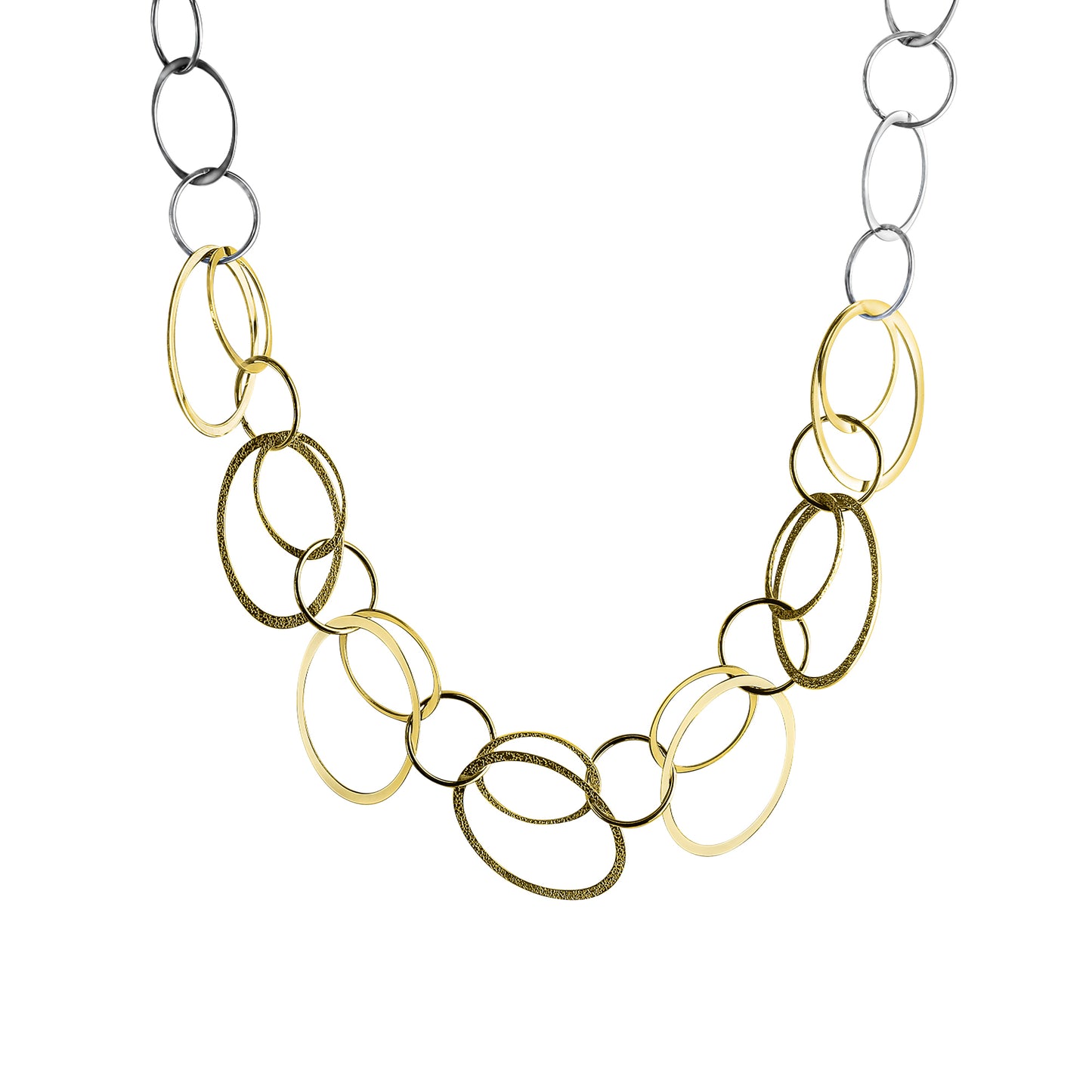 Halskette keine / nicht relevant 925/- Sterling Silber vergoldet (teil) 45 cm