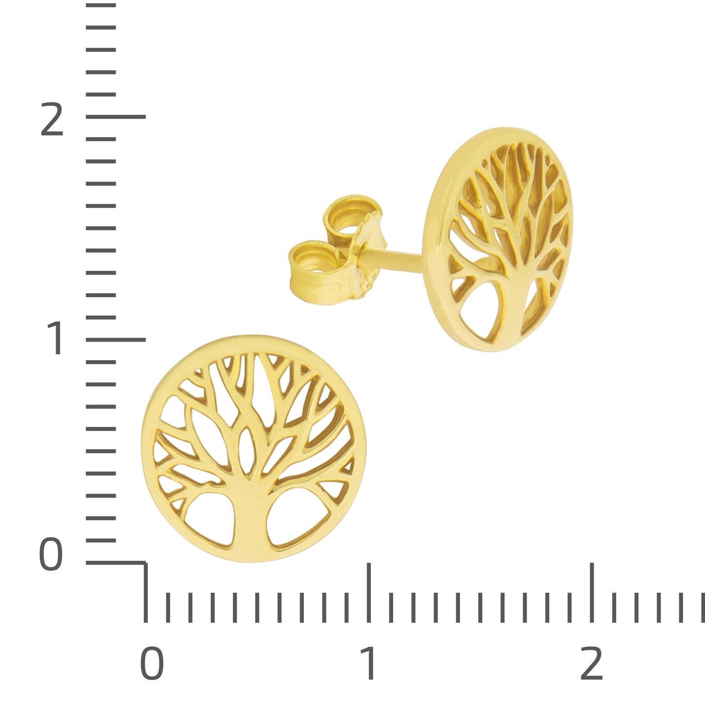 Ohrstecker 333/- Gold 1,0cm