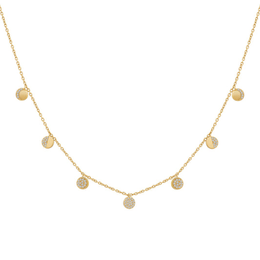 cai Halskette Ankerkette 925/- Sterling Silber vergoldet 43,0cm