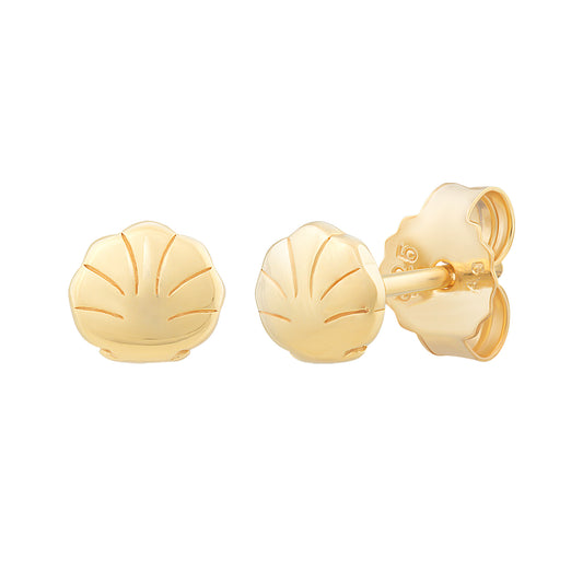 cai Ohrstecker 925/- Sterling Silber vergoldet 0,6cm ohne