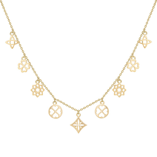 cai Collier Ankerkette 925/- Sterling Silber vergoldet 43,0cm