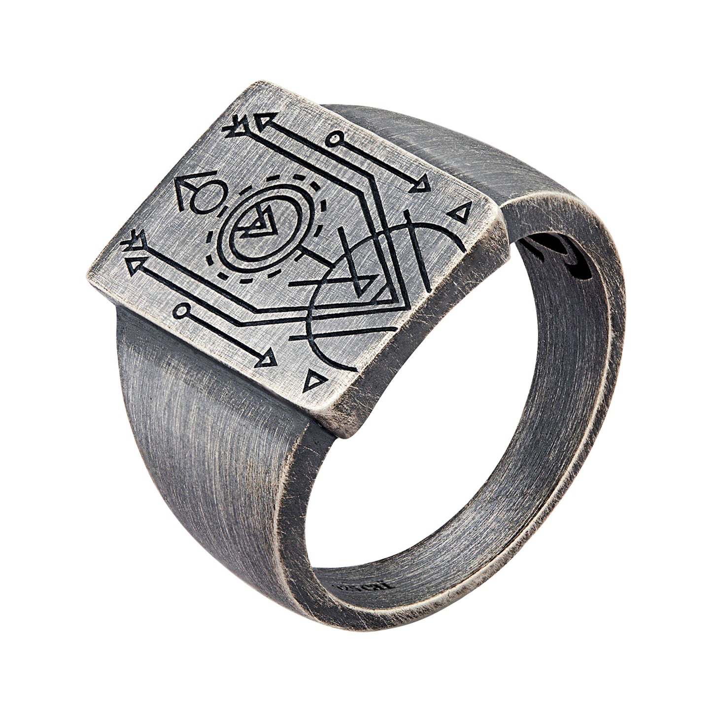 cai Ring 925/- Sterling Silber oxidiert ohne