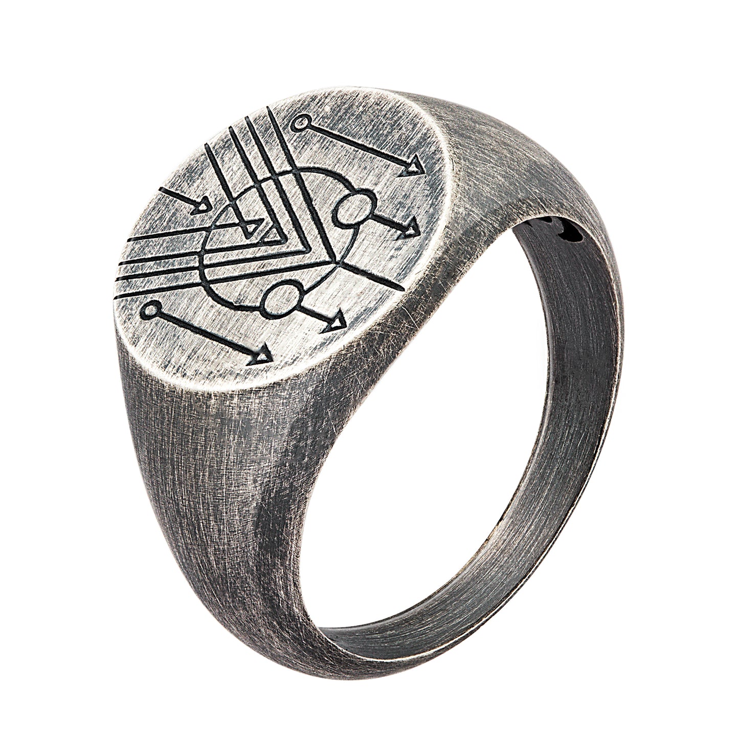 cai Ring 925/- Sterling Silber oxidiert ohne