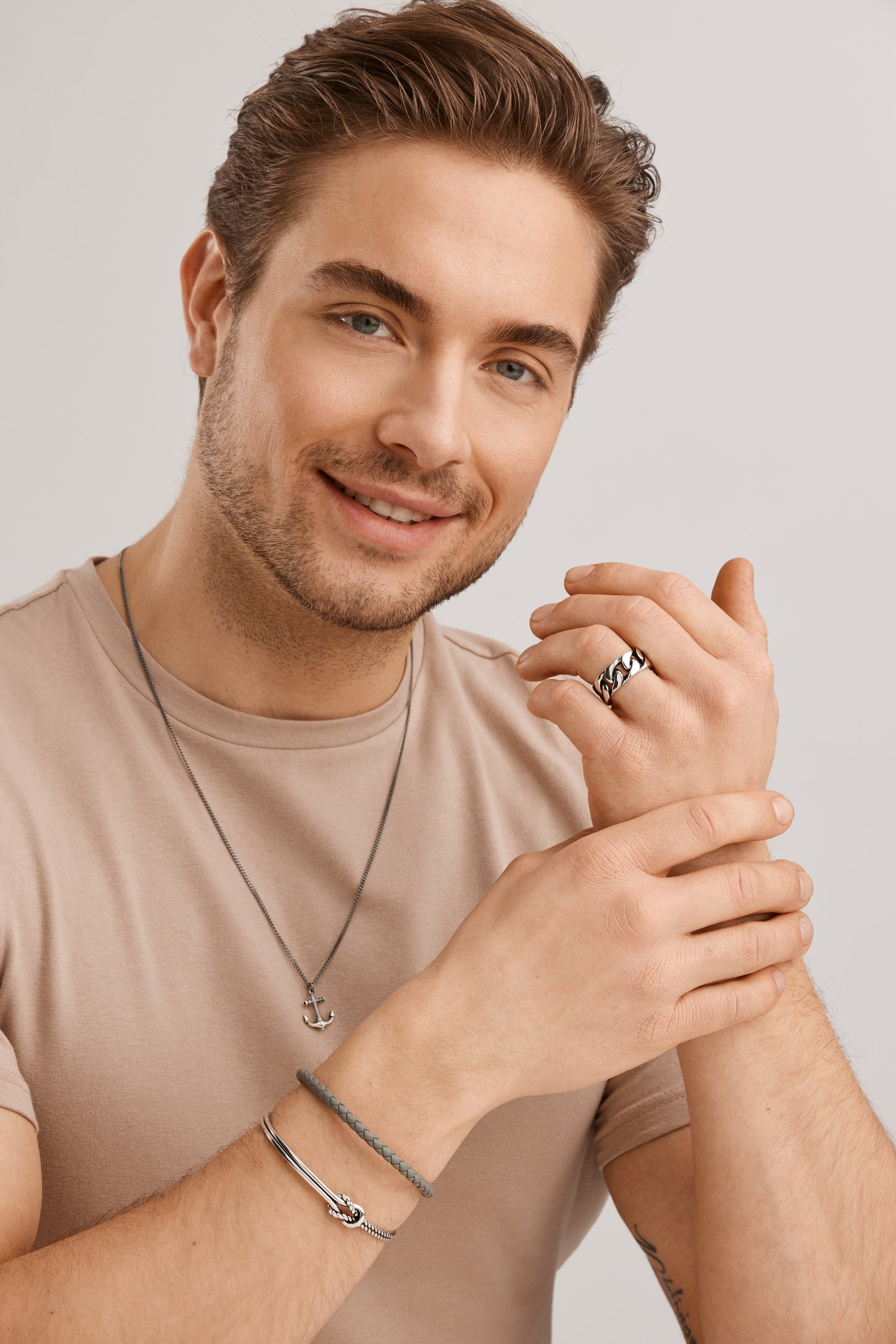 cai Armband keine / nicht relevant 925/- Sterling Silber rhodiniert 6,5cm ohne Stein