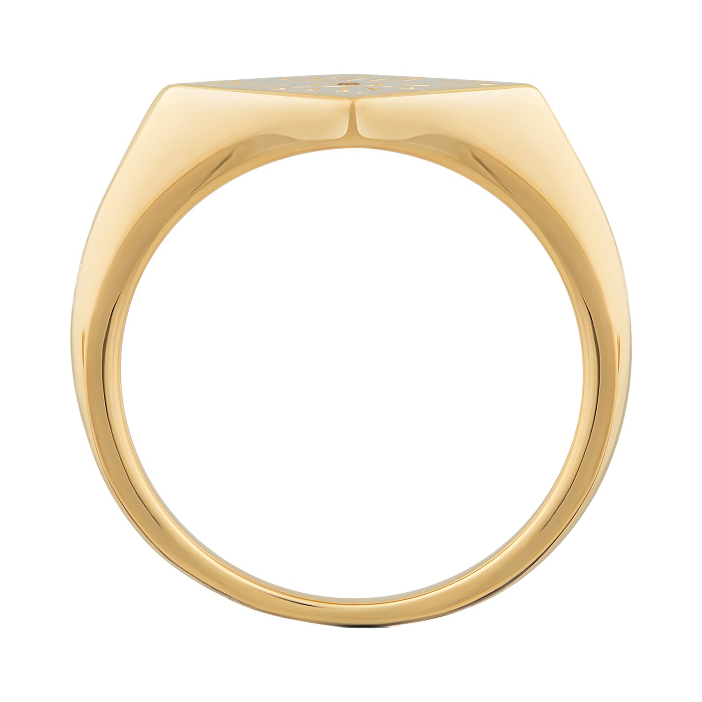 cai Ring 925/- Sterling Silber vergoldet Weißtopas
