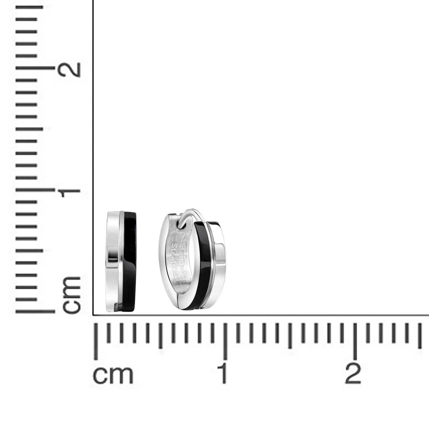 Creolen Edelstahl 1,3cm