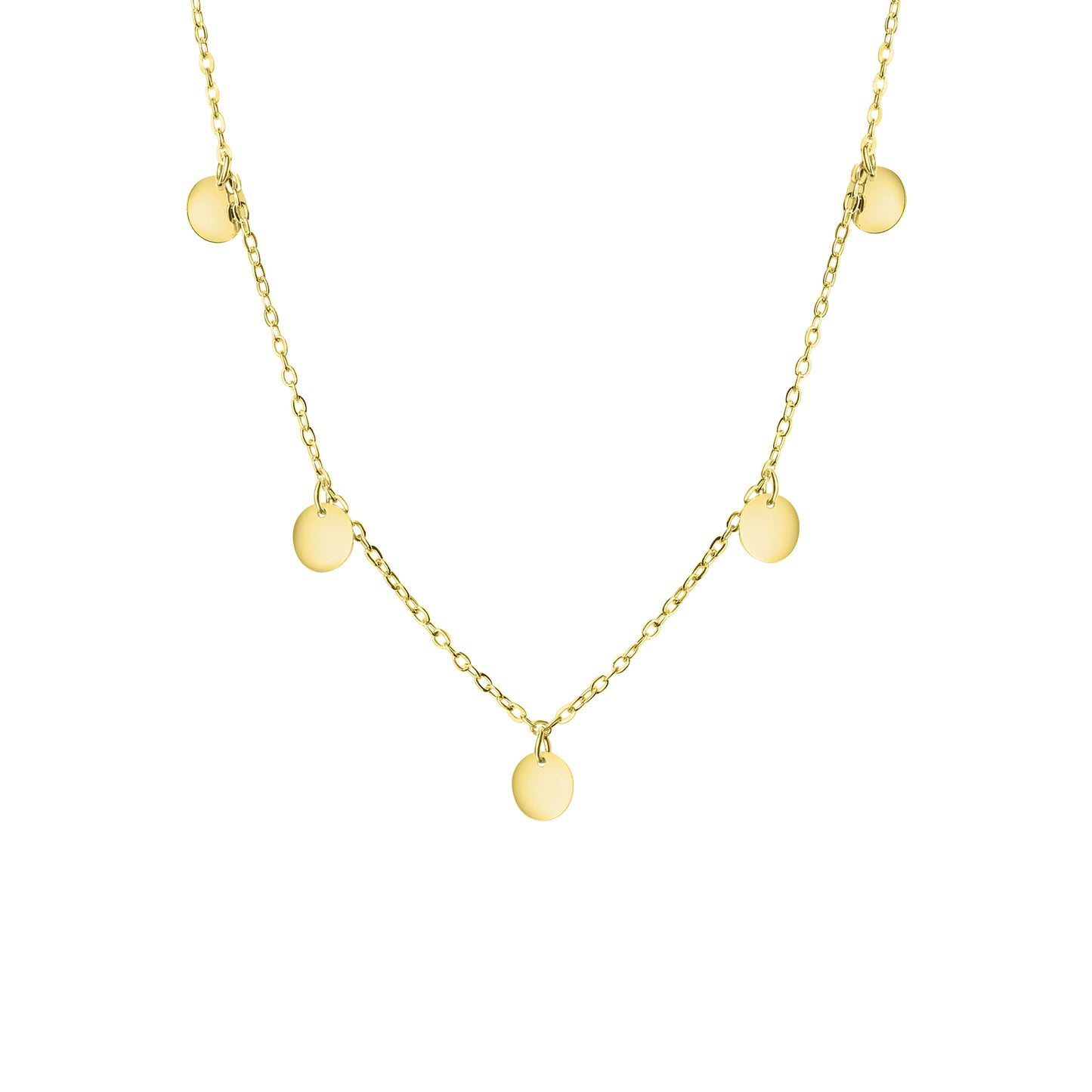 Collier Ankerkette 925/- Sterling Silber vergoldet 45,0cm